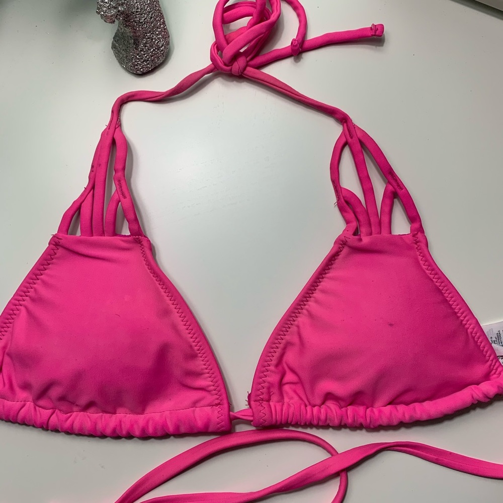 Forever 21 Swim Bikini Top Pink F21
